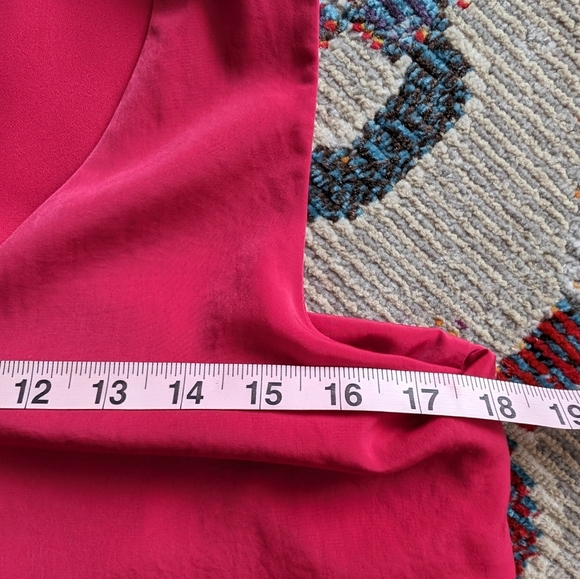 laundry by Shelli Segal Los Angeles magenta front zip dress - Picture 5 of 10